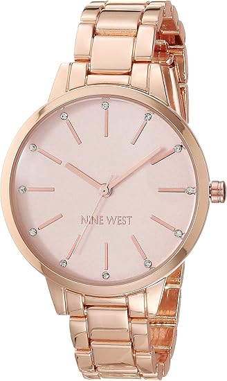 Nine West Women’s Crystal Accented Bracelet Watch Review