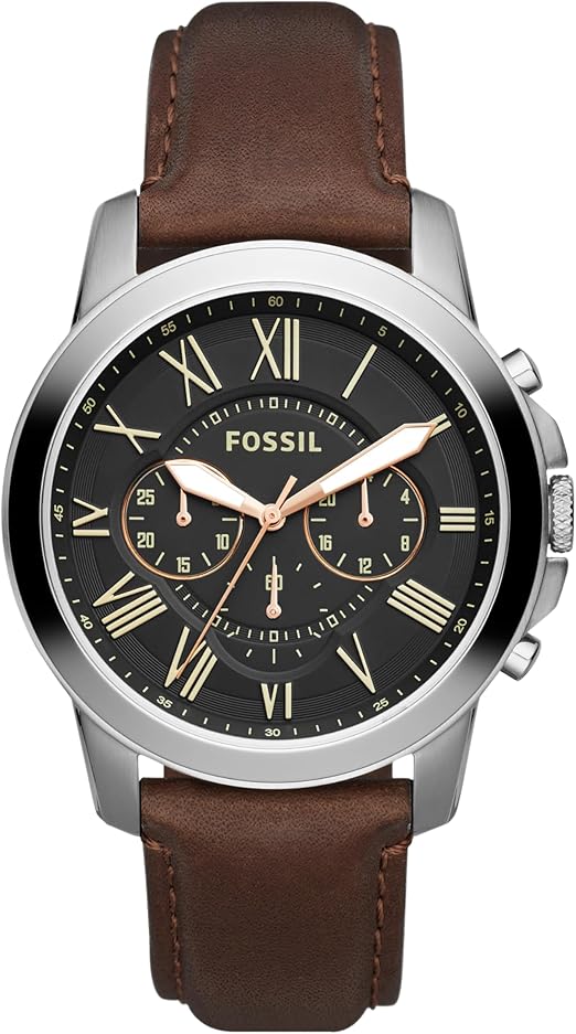 Fossil Men's Grant Quartz Stainless Steel and Leather Chronograph Watch FS4813IE Review: Elegant Design with Real-World Pros and Cons